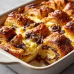 Chocolate Croissant Breakfast Bake