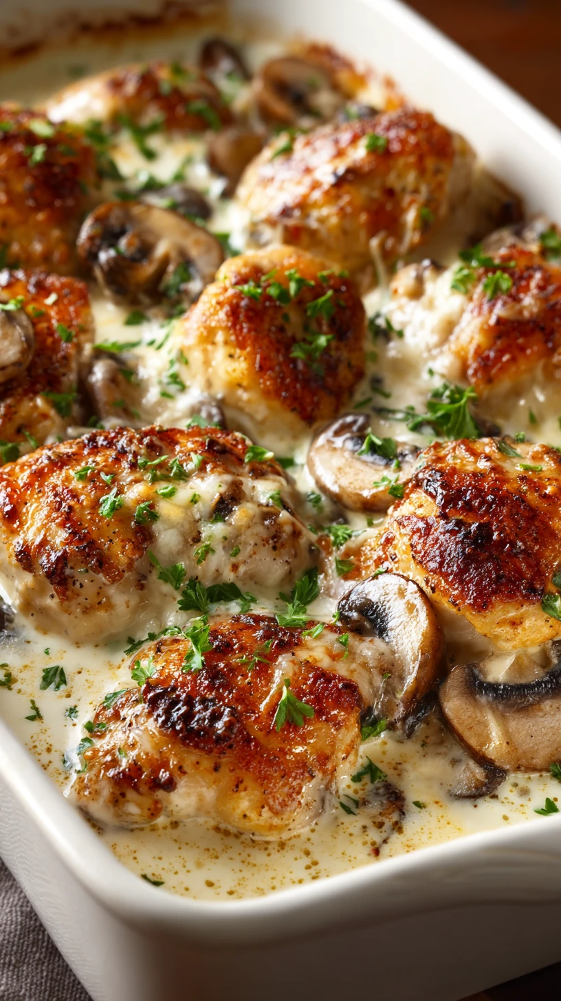Creamy Chicken and Mushroom Casserole - image 0