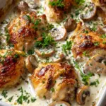 Creamy Chicken and Mushroom Casserole i