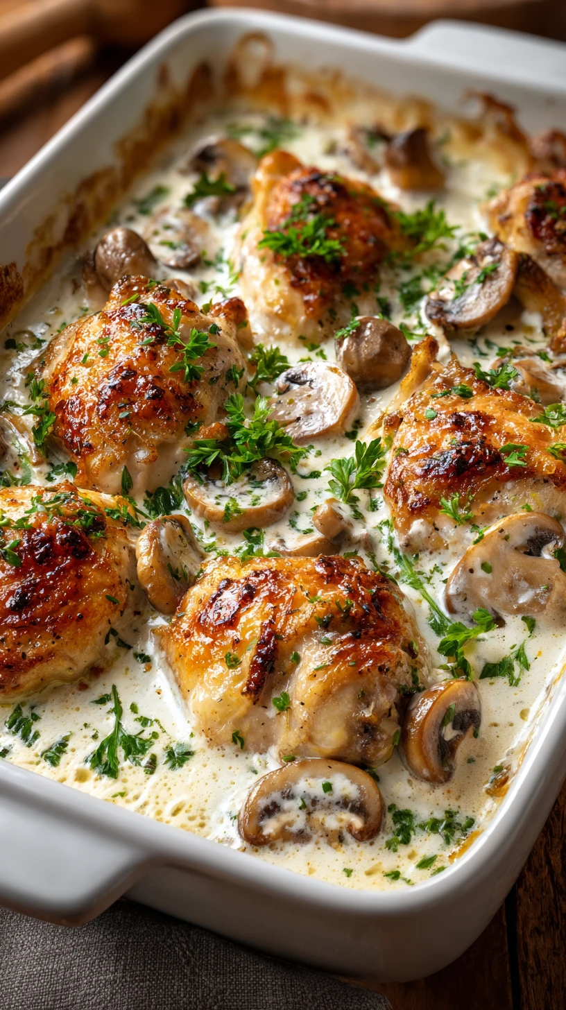 Creamy Chicken and Mushroom Casserole - image 1