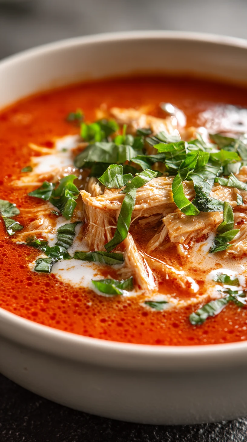 Creamy Tomato Basil Chicken Soup - image 1