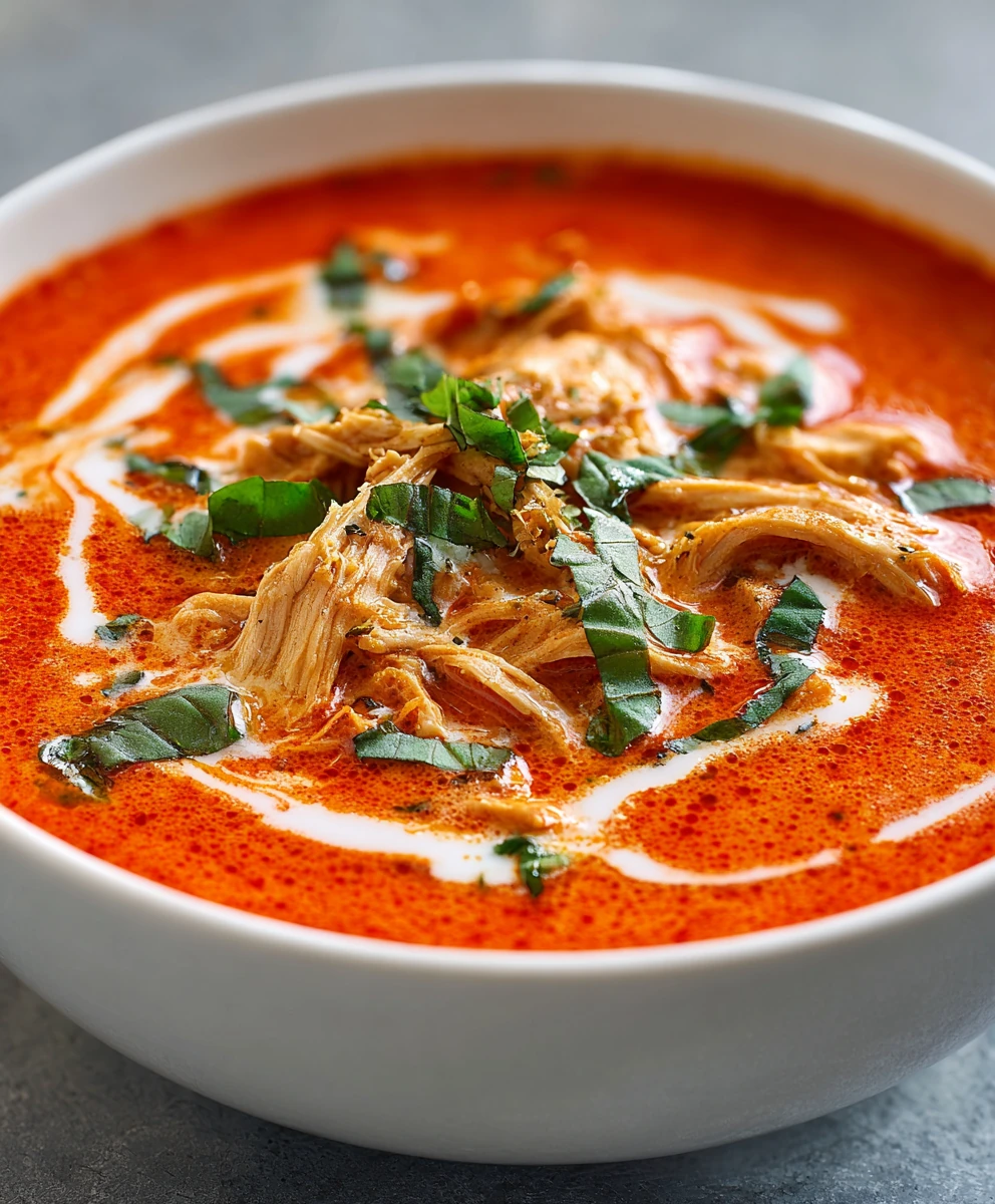Creamy Tomato Basil Chicken Soup image 3