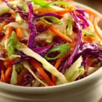 Crunchy Cabbage and Apple Salad with Honey Lime Dressing