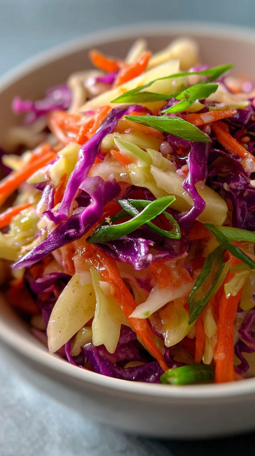 Crunchy Cabbage and Apple Salad with Honey Lime Dressing - image 1
