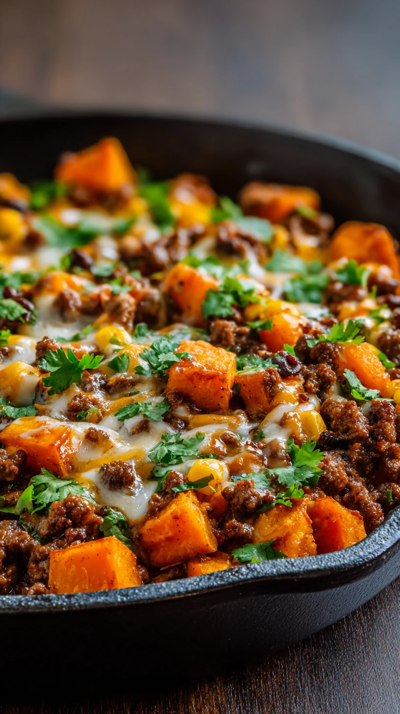 Ground Beef and Sweet Potato Taco Skillet - image 0