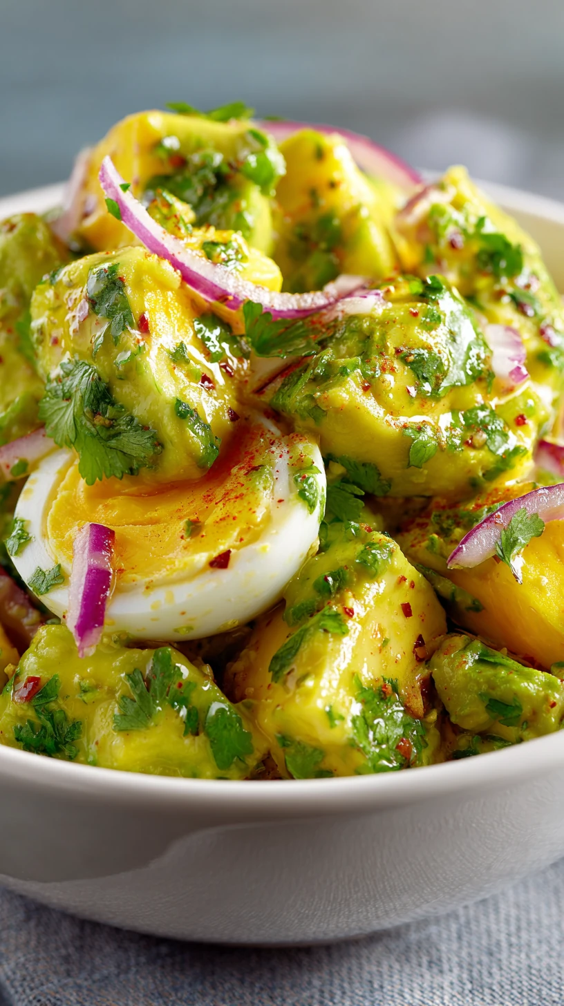 Healthy Avocado and Hard-Boiled Egg Salad - image 0