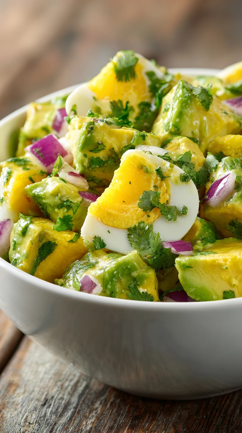 Healthy Avocado and Hard-Boiled Egg Salad - image 1