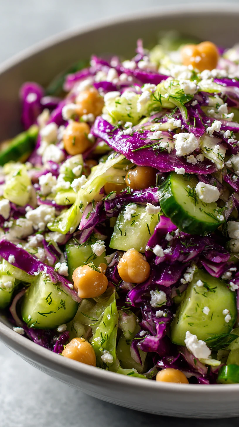Healthy Chopped Chickpea and Cabbage Salad - image 1