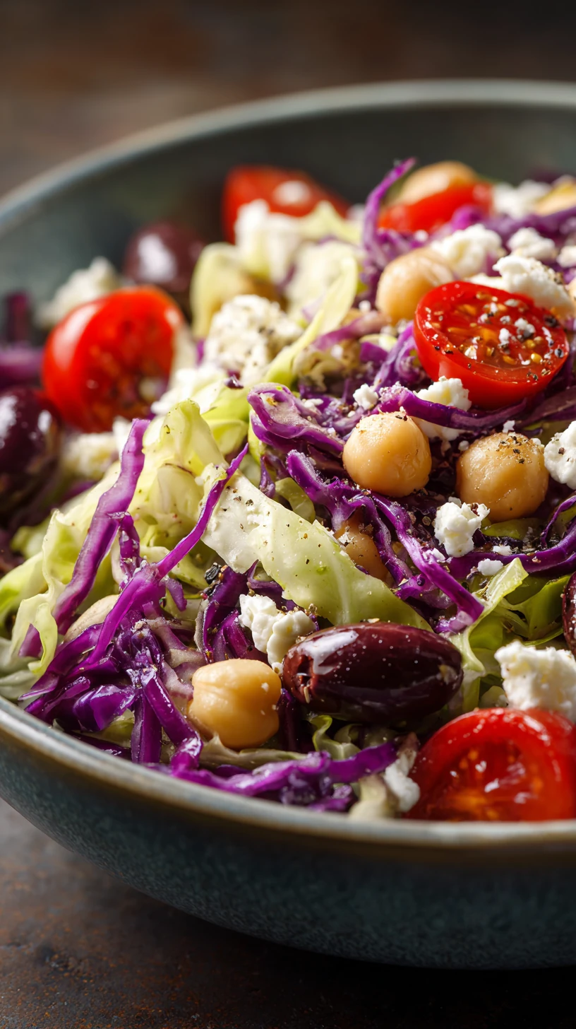Mediterranean Cabbage Salad with Chickpeas - image 1