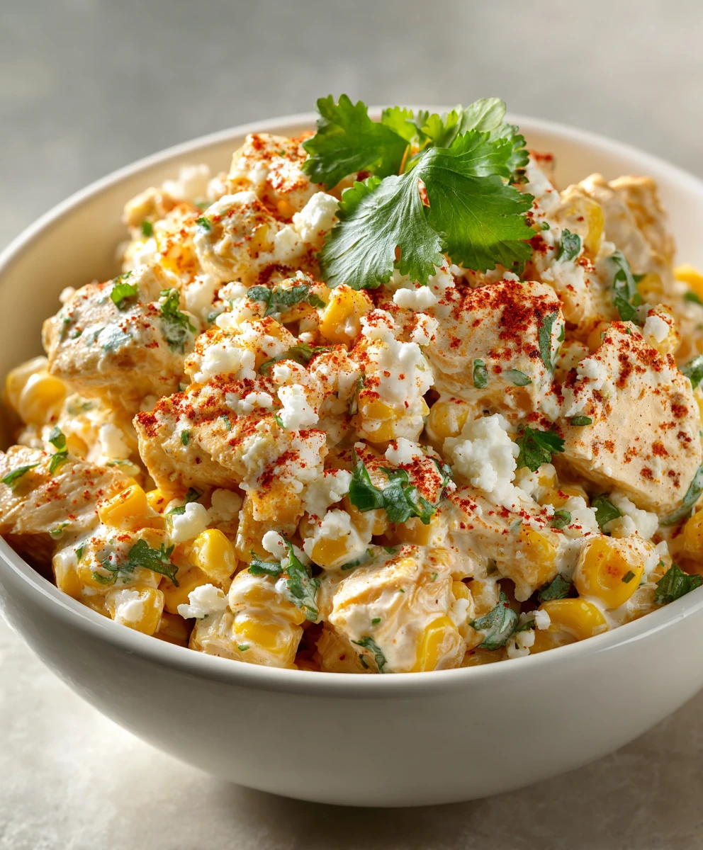 Mexican Street Corn Chicken Salad