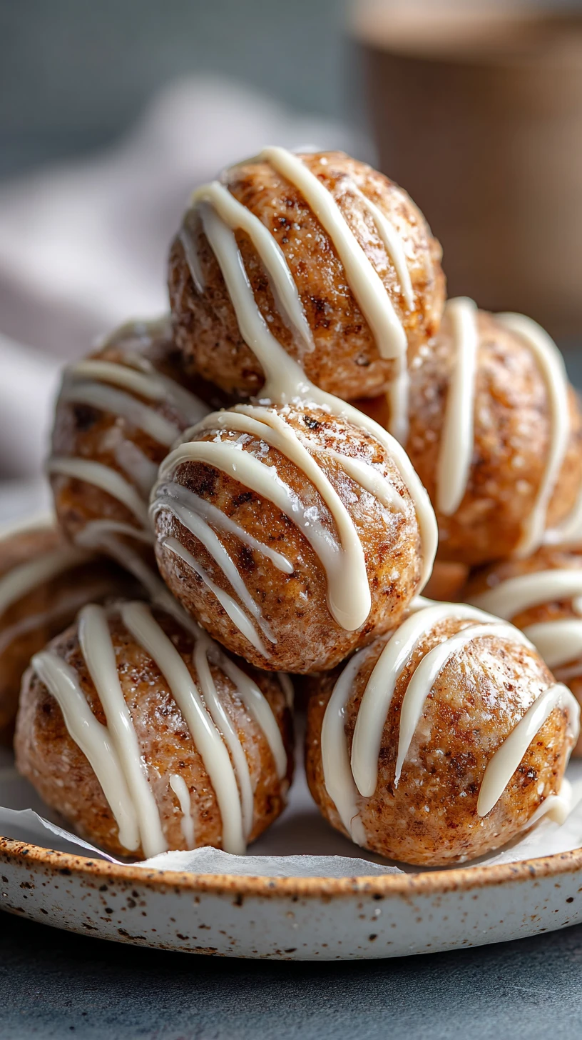 No-Bake Cinnamon Roll Protein Bites - image 0