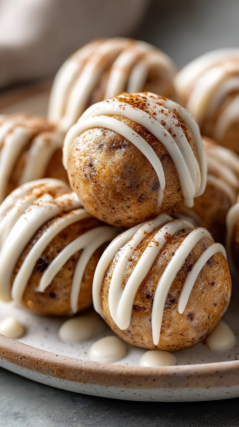 No-Bake Cinnamon Roll Protein Bites - image 1