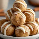 No-Bake Cinnamon Roll Protein Bites
