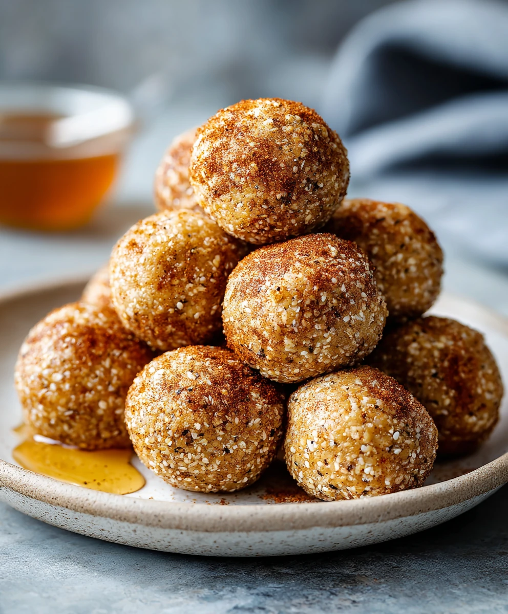 No-Bake Snickerdoodle Energy Bites