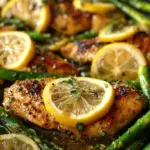 One-Pan Lemon Herb Chicken and Asparagus