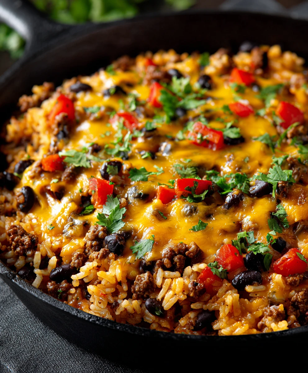 One-Pan Tex-Mex Ground Beef Skillet