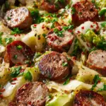 One-Pan Turkey Sausage and Cabbage Skillet