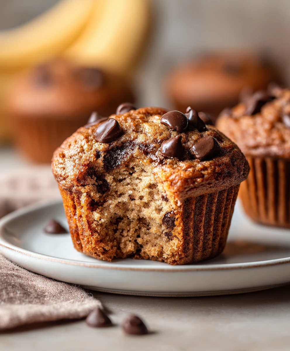 Peanut Butter Banana Protein Muffins image 3