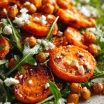 Roasted Carrot and Chickpea Salad with Feta