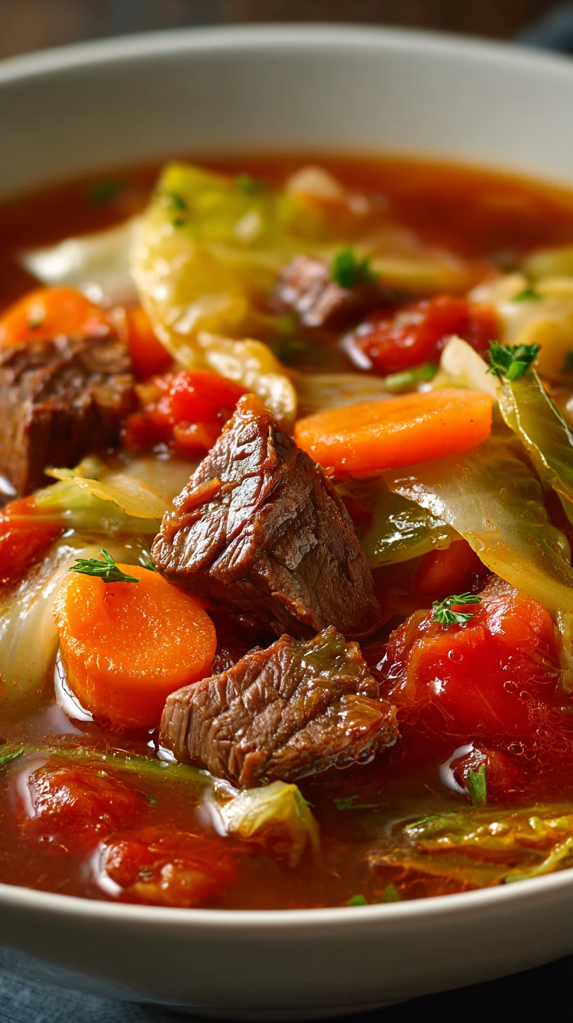 Slow Cooker Cabbage and Beef Stew - image 1