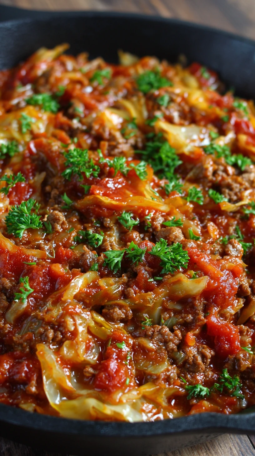 Unstuffed Cabbage Roll Skillet - image 1