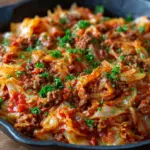 Unstuffed Cabbage Roll Skillet