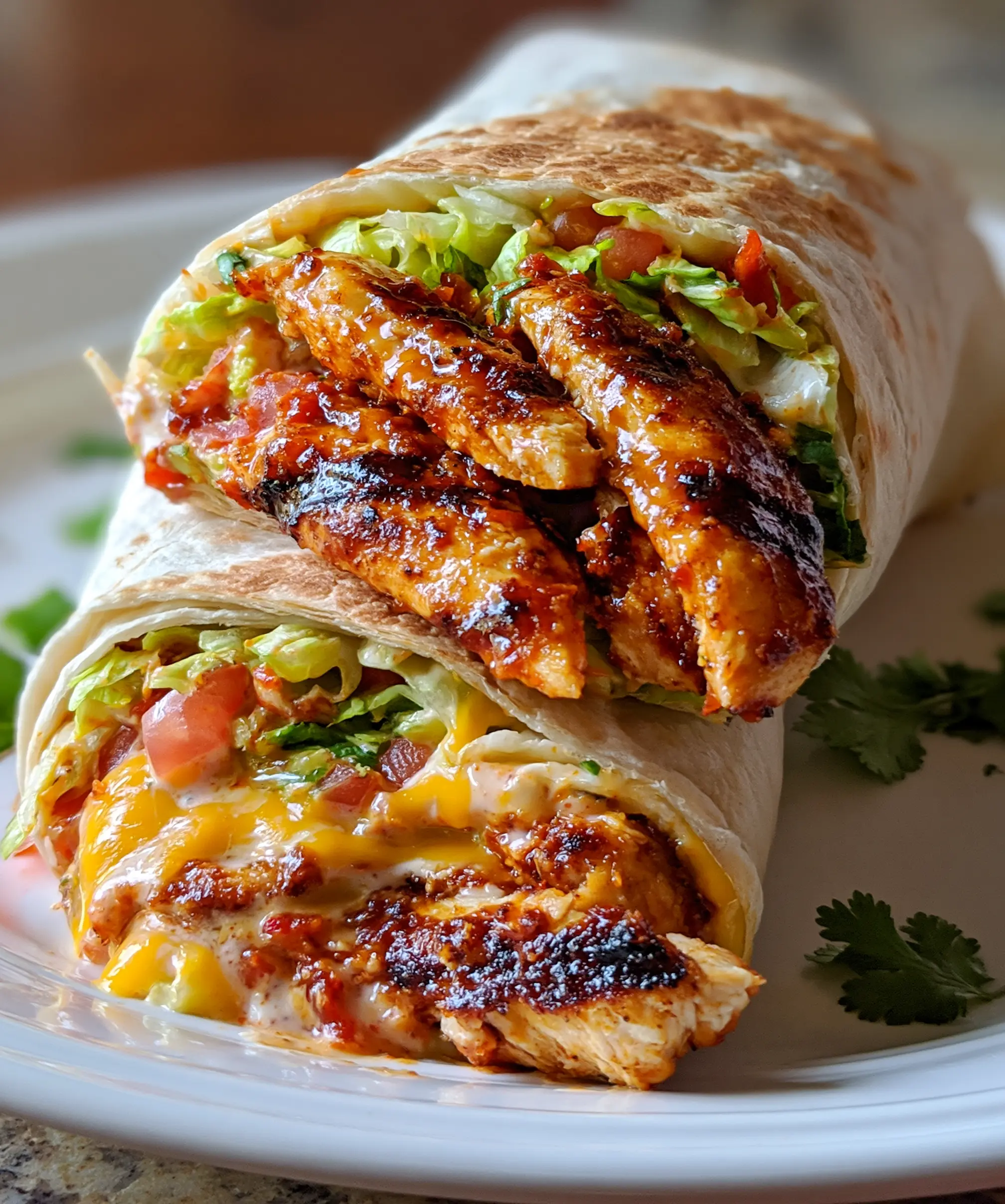 15-Minute Chipotle Ranch Grilled Chicken Burritos — homemade chipotle ranch grilled chicken burritos recipe