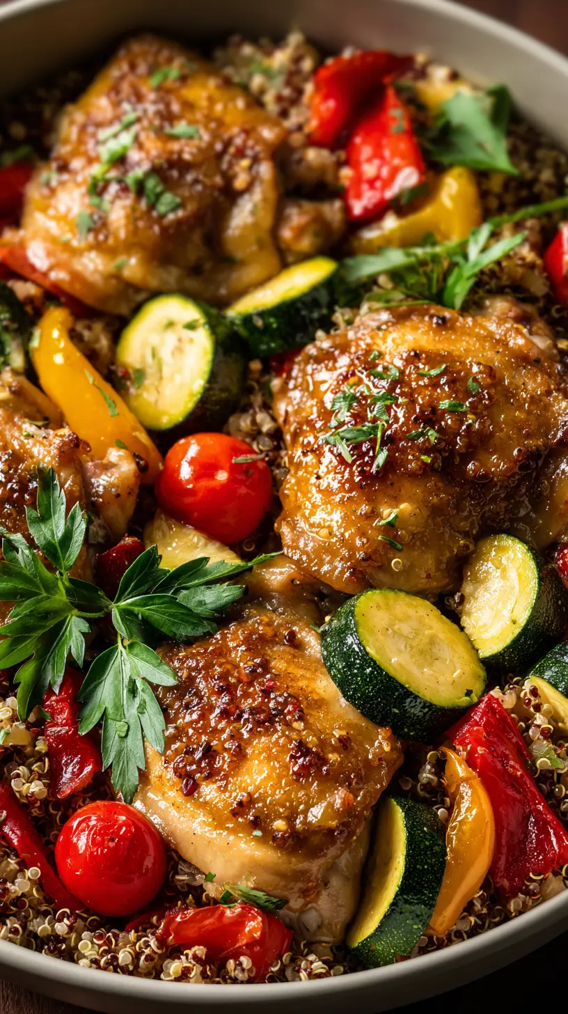 Step-by-step preparation of 15-Minute Healthy One-Pan Chicken Dinner (one-pan chicken dinner)
