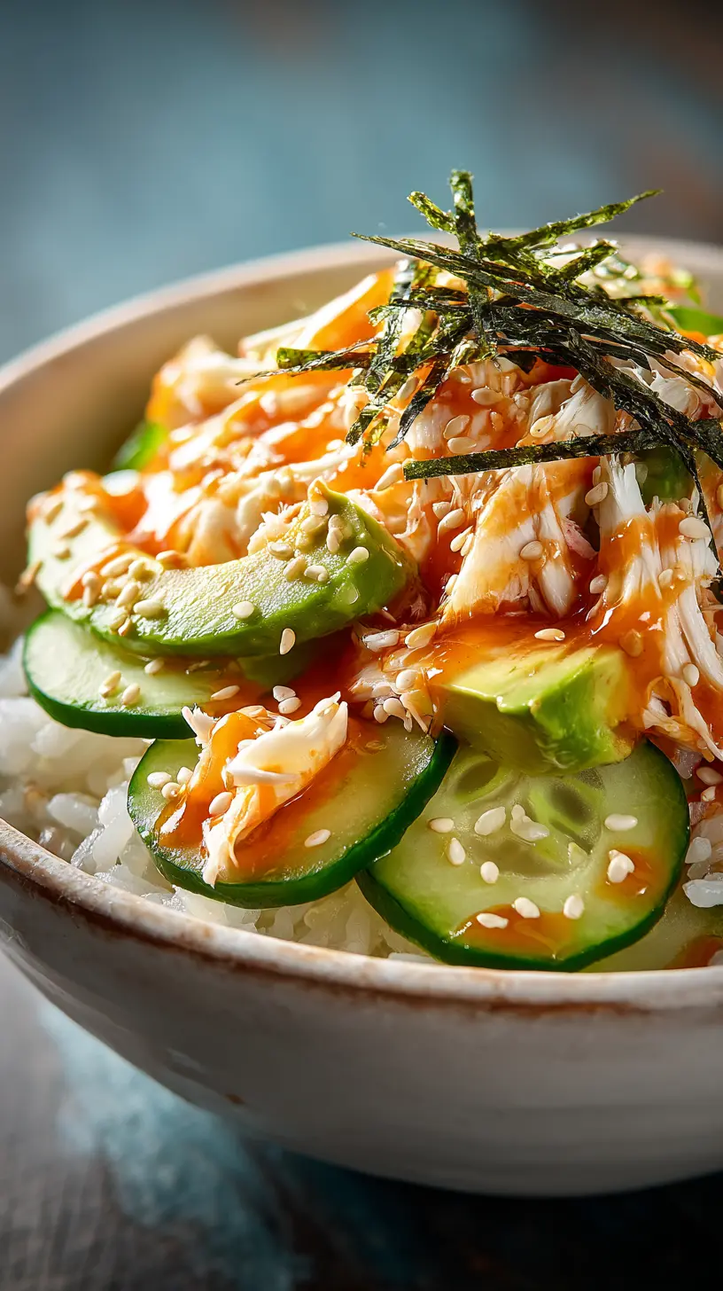 Step-by-step preparation of 20-Minute Spicy Surimi Sushi Salad (spicy surimi sushi salad)