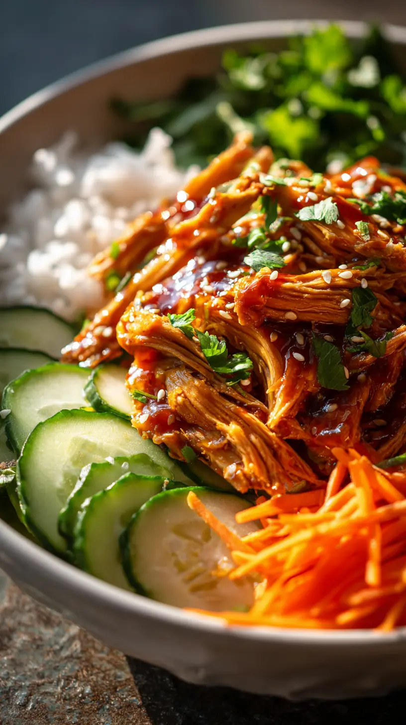 Step-by-step preparation of 20-Minute Sweet Chili Chicken Bowls (sweet chili chicken bowls)