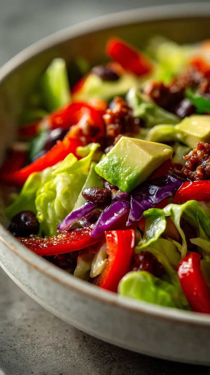 Serving suggestion for 20-Minute Tex-Mex Cowboy Cabbage Salad — Tex-Mex Cowboy Cabbage Salad