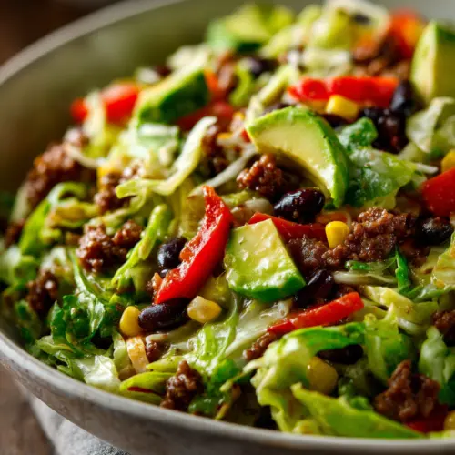 20-Minute Tex-Mex Cowboy Cabbage Salad — homemade Tex-Mex Cowboy Cabbage Salad recipe