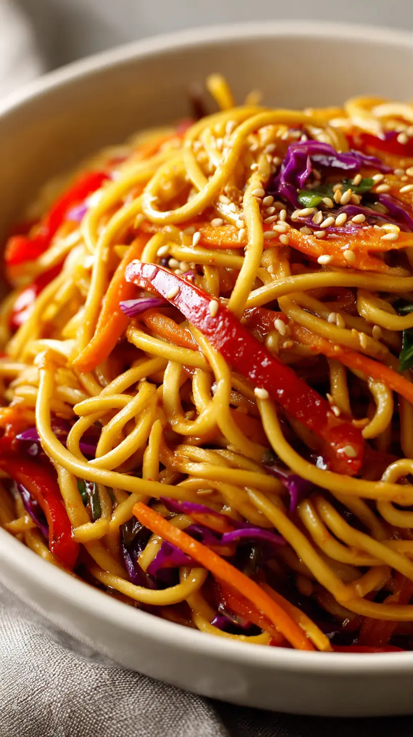 Step-by-step preparation of 25-Minute Vegan Sesame Noodle Salad (vegan sesame noodle salad)