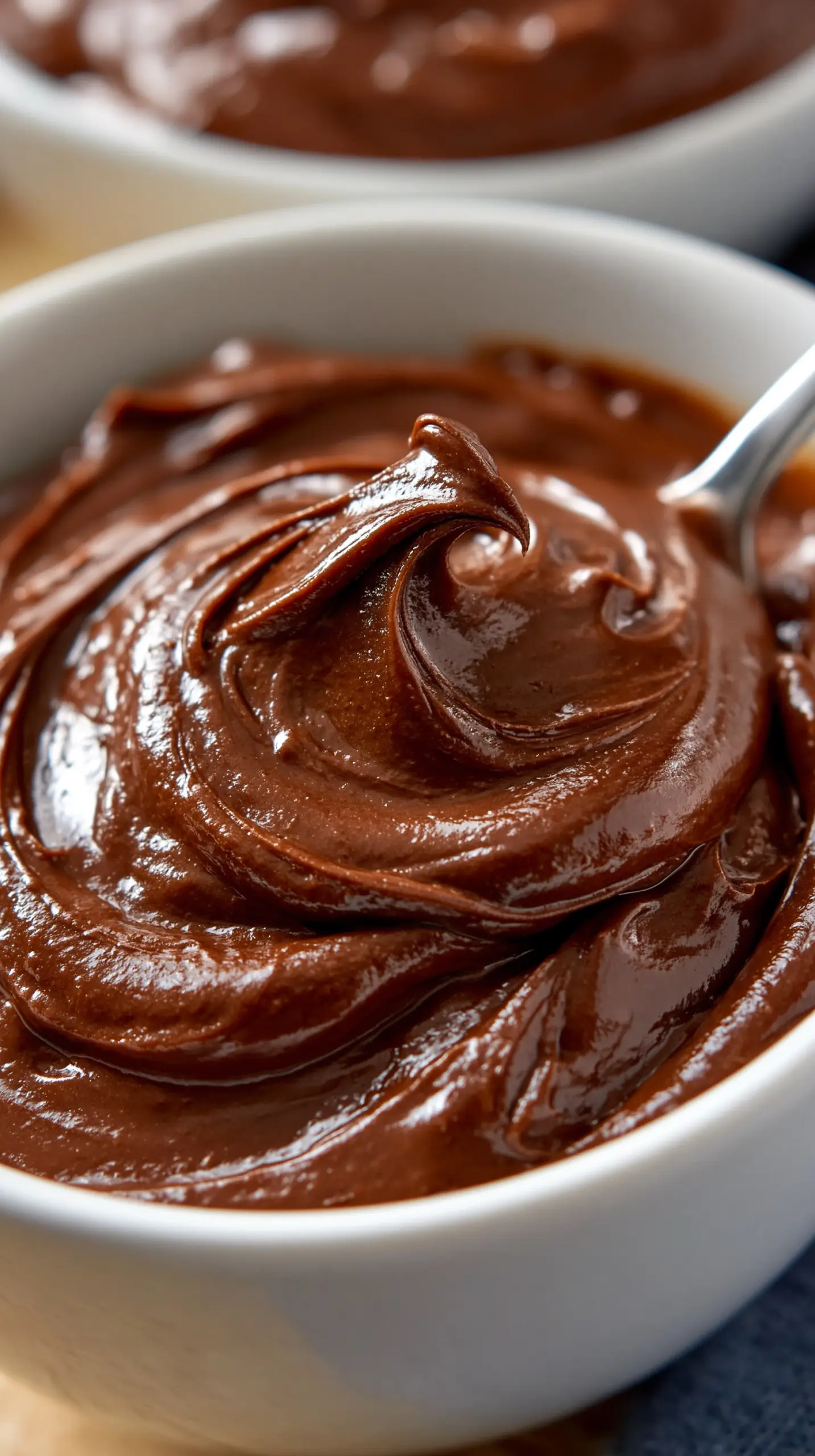 Serving suggestion for 3-Ingredient Cottage Cheese Chocolate Mousse — cottage cheese chocolate mousse