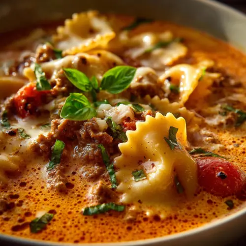 30-Minute Gluten-Free Lasagna Soup — homemade gluten-free lasagna soup recipe