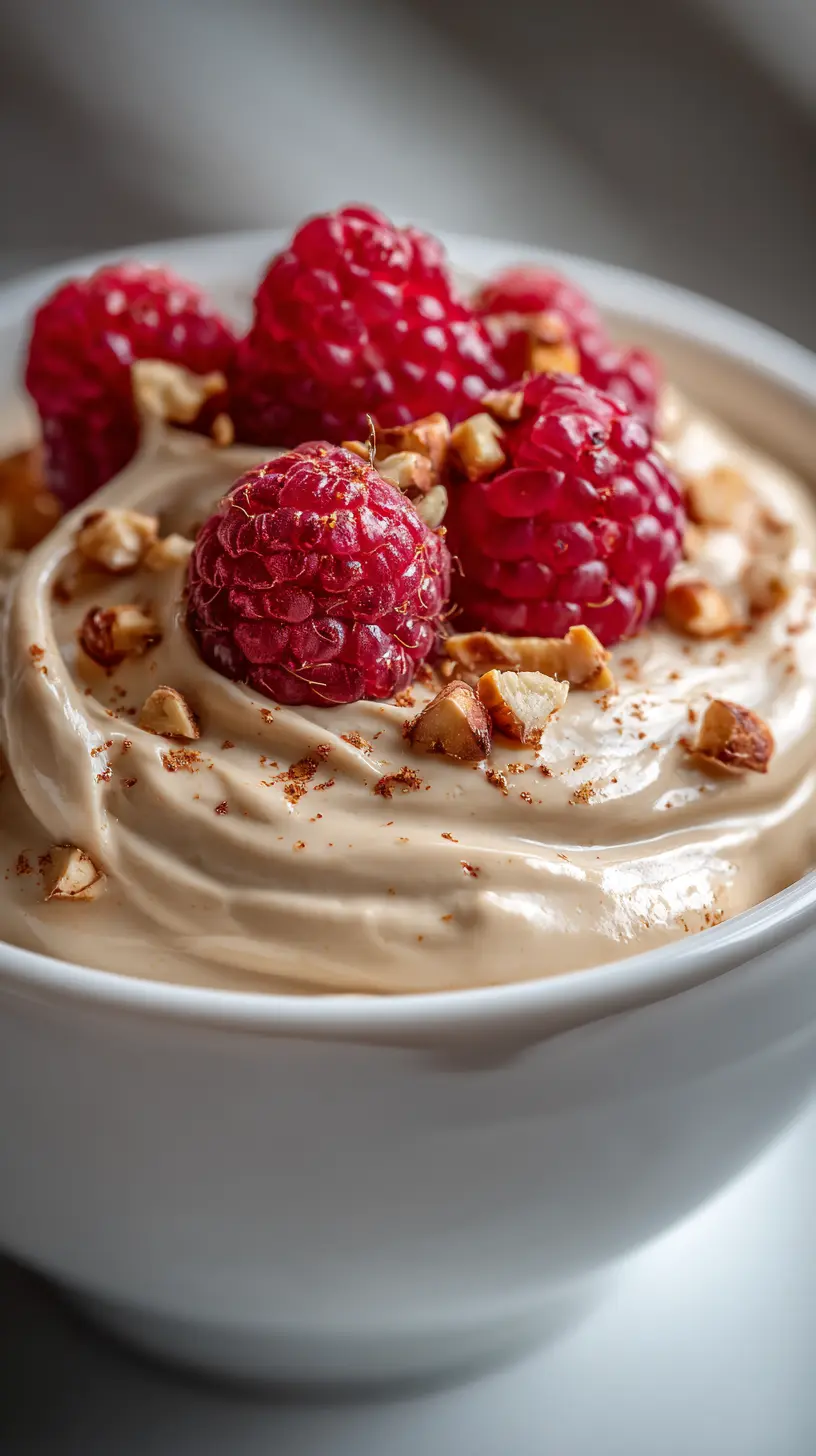 Step-by-step preparation of 5-Minute Cottage Cheese Peanut Butter Mousse (cottage cheese peanut butter mousse)