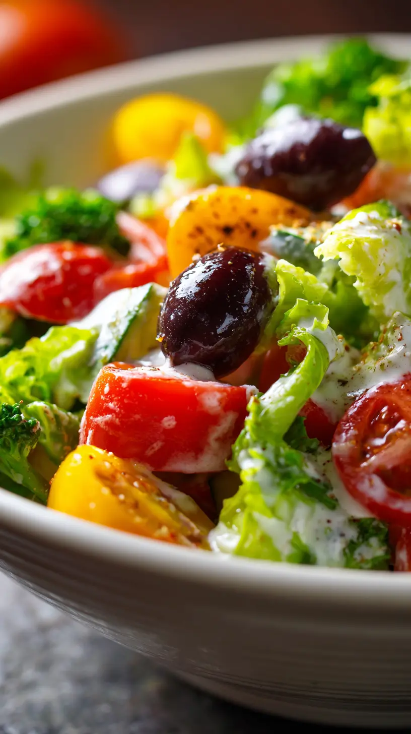 Step-by-step preparation of Authentic Italian Chopped Salad Recipe (Italian chopped salad)