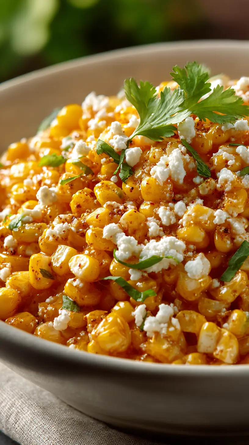 Step-by-step preparation of Authentic Mexican Street Corn Salad (Esquites) (Mexican street corn salad)