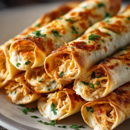 Baked Cream Cheese Chicken Taquitos (Easy Dinner) — homemade Baked Cream Cheese Chicken Taquitos recipe