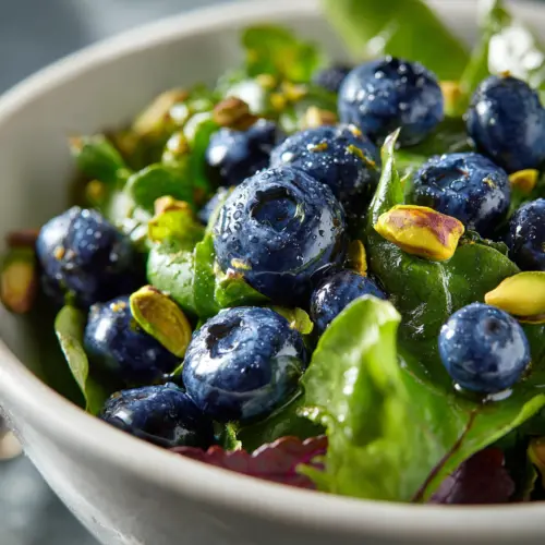 Blueberry Pistachio Spring Salad for a Refreshing Twist — homemade Blueberry Pistachio Spring Salad recipe