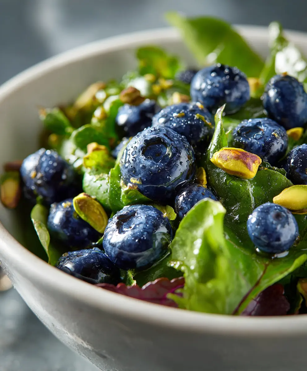 Blueberry Pistachio Spring Salad for a Refreshing Twist — homemade Blueberry Pistachio Spring Salad recipe