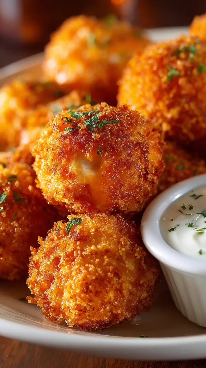 Step-by-step preparation of Buffalo Chicken Dip Balls: Crispy Game Day Delights You’ll Love (Buffalo Chicken Dip Balls)