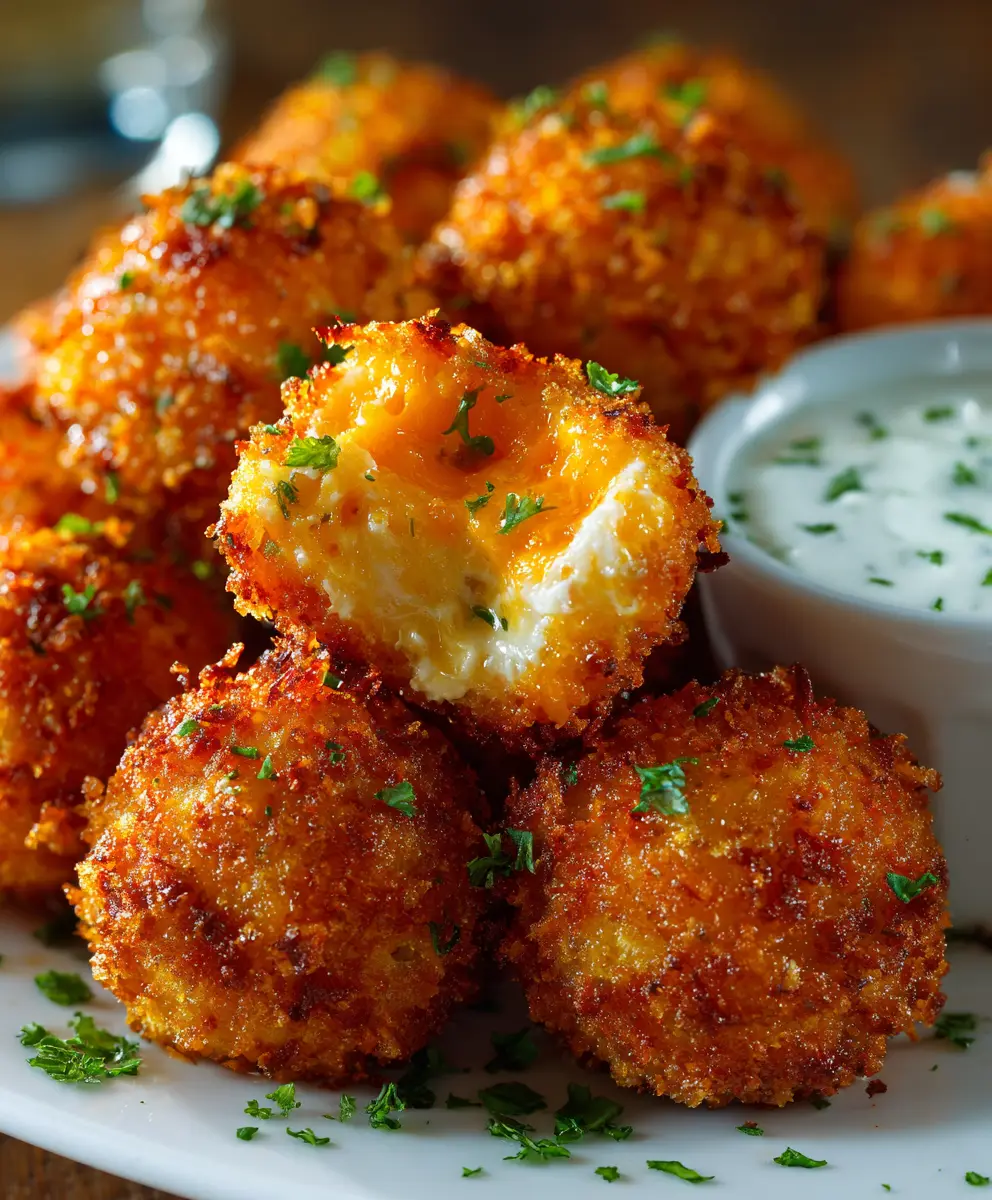 Buffalo Chicken Dip Balls: Crispy Game Day Delights You’ll Love — homemade Buffalo Chicken Dip Balls recipe