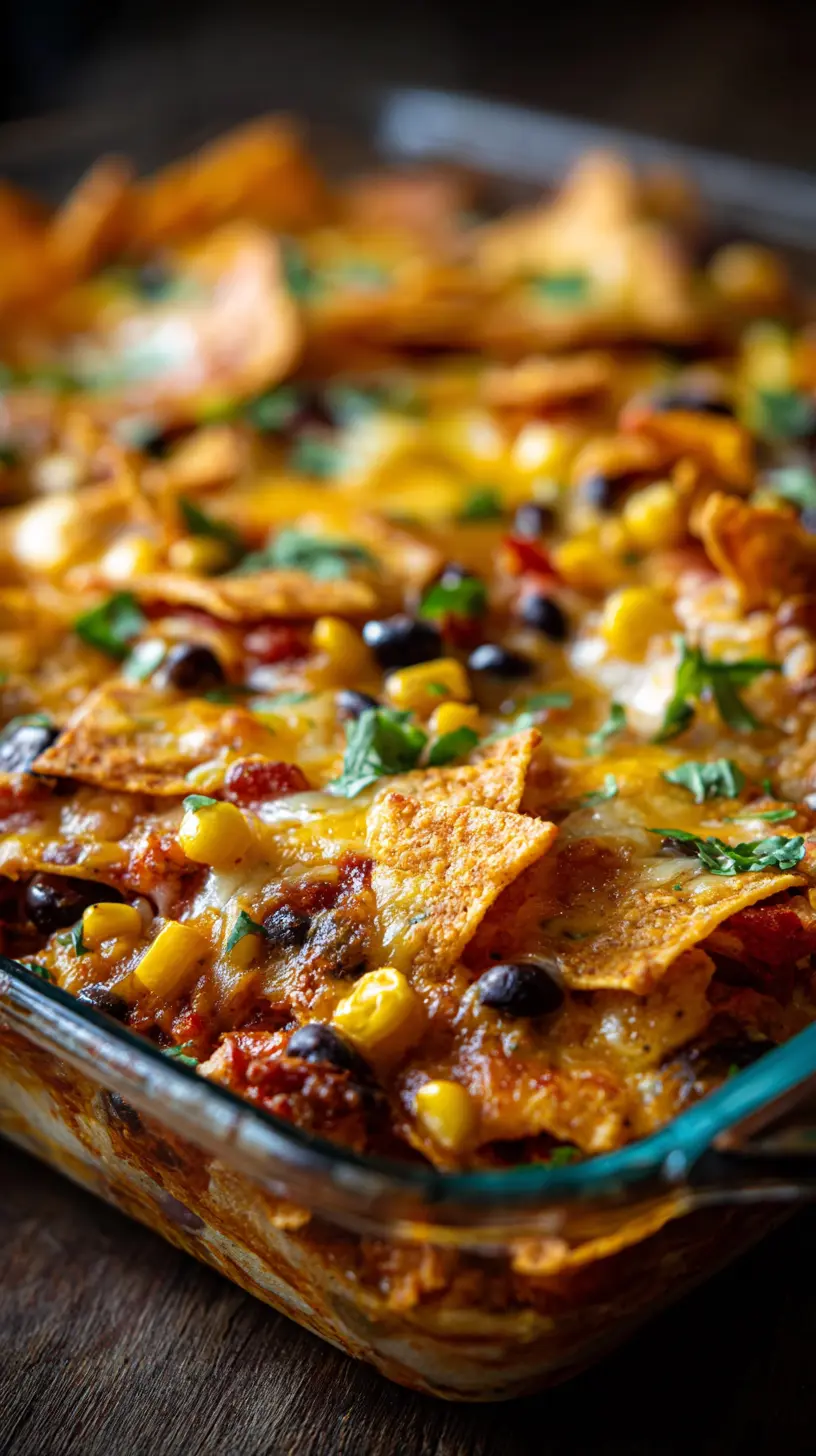 Step-by-step preparation of Cheesy Dorito Casserole: A Family-Favorite Delight (Cheesy Dorito Casserole)