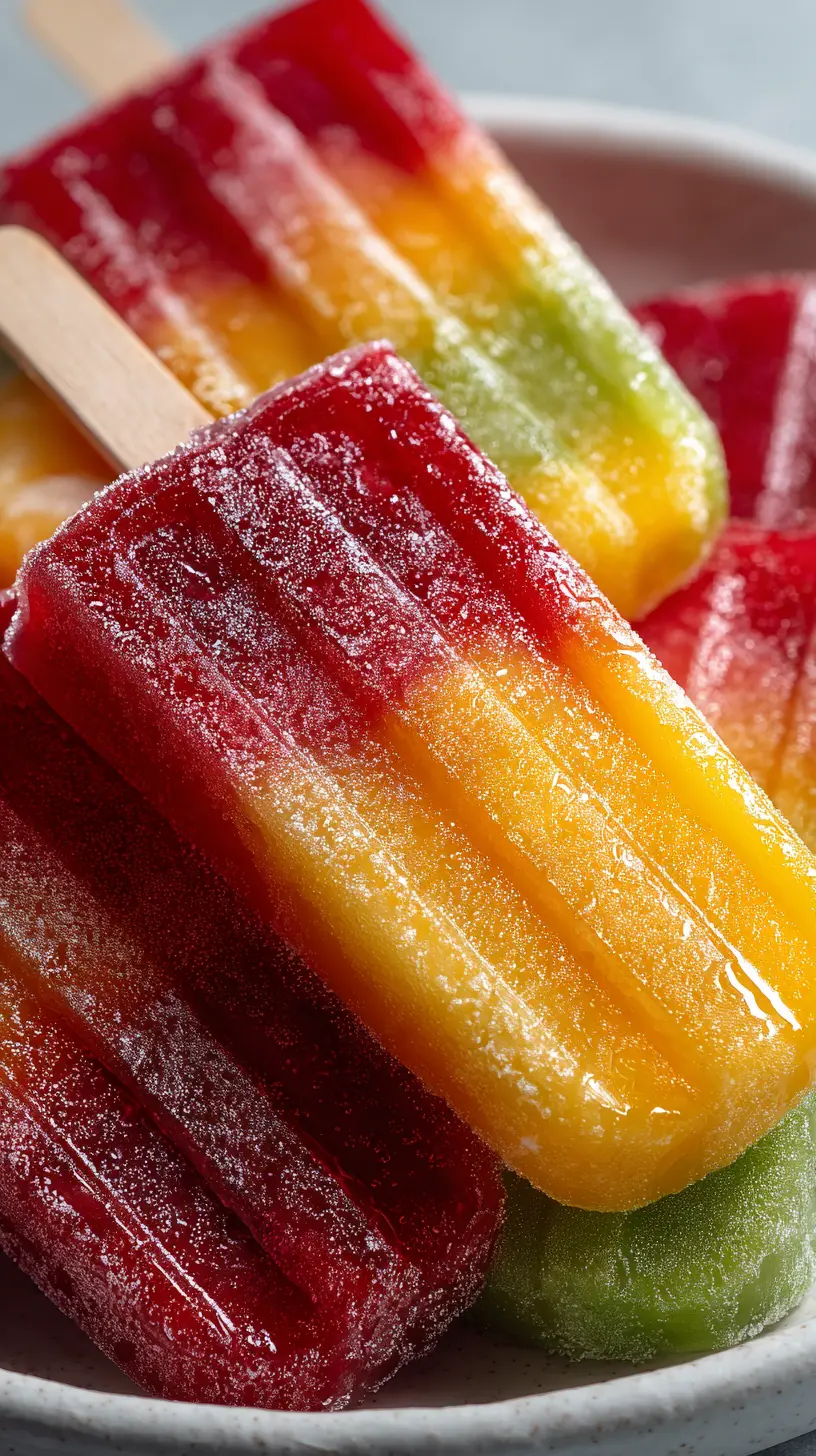 Serving suggestion for Cool Off with Cinco de Mayo Popsicles: Tropical Bliss Awaits — Cinco de Mayo popsicles