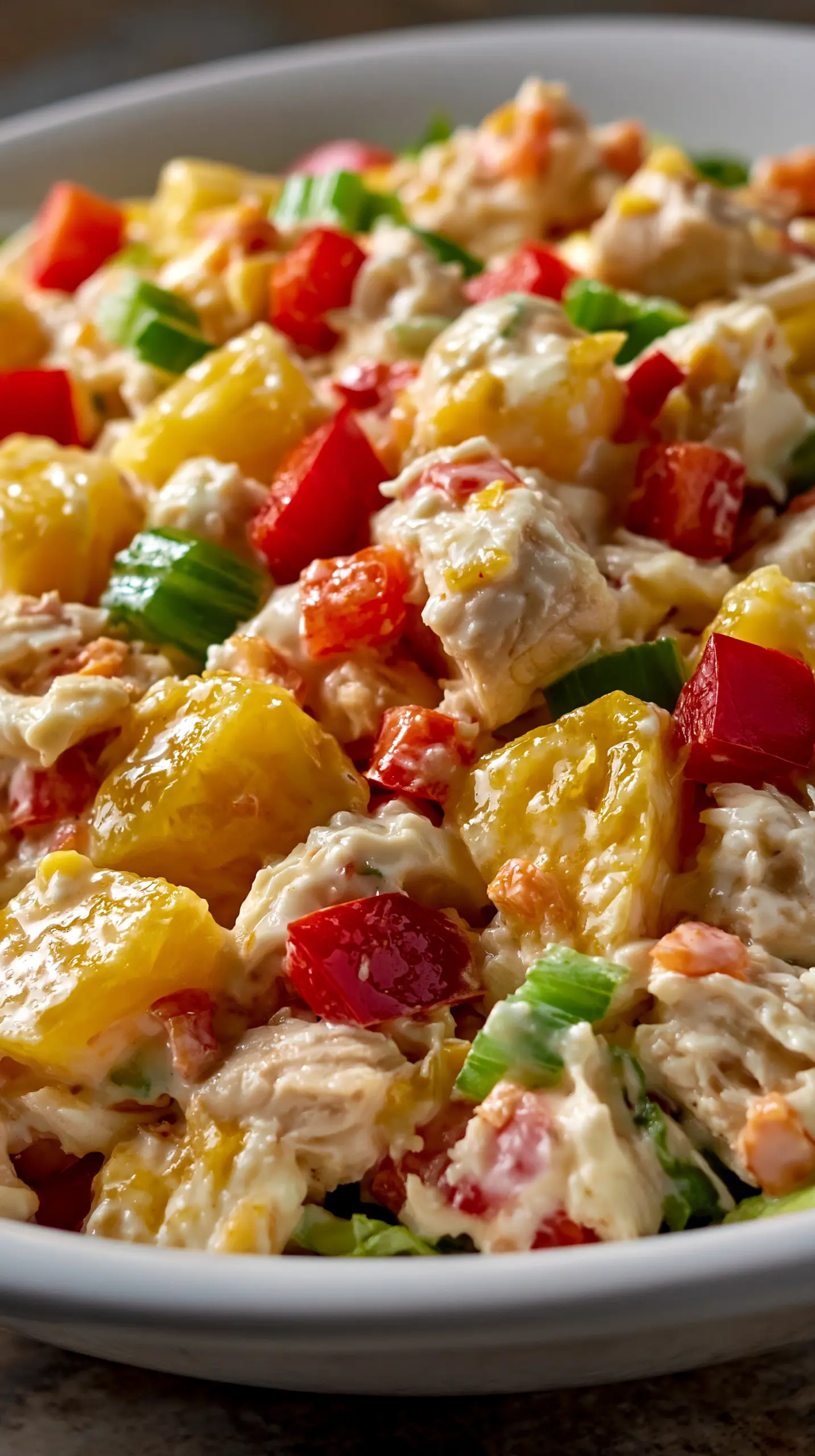 Serving suggestion for Creamy Hawaiian Chicken Salad (Perfect for Meal Prep) — Hawaiian Chicken Salad