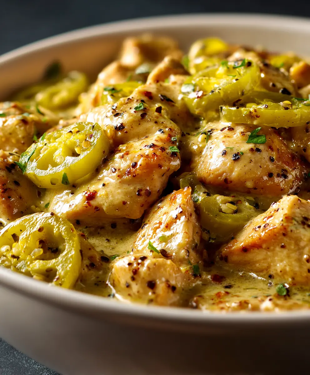 Creamy Pepperoncini Chicken Skillet (One-Pan Meal) — homemade Creamy Pepperoncini Chicken Skillet recipe