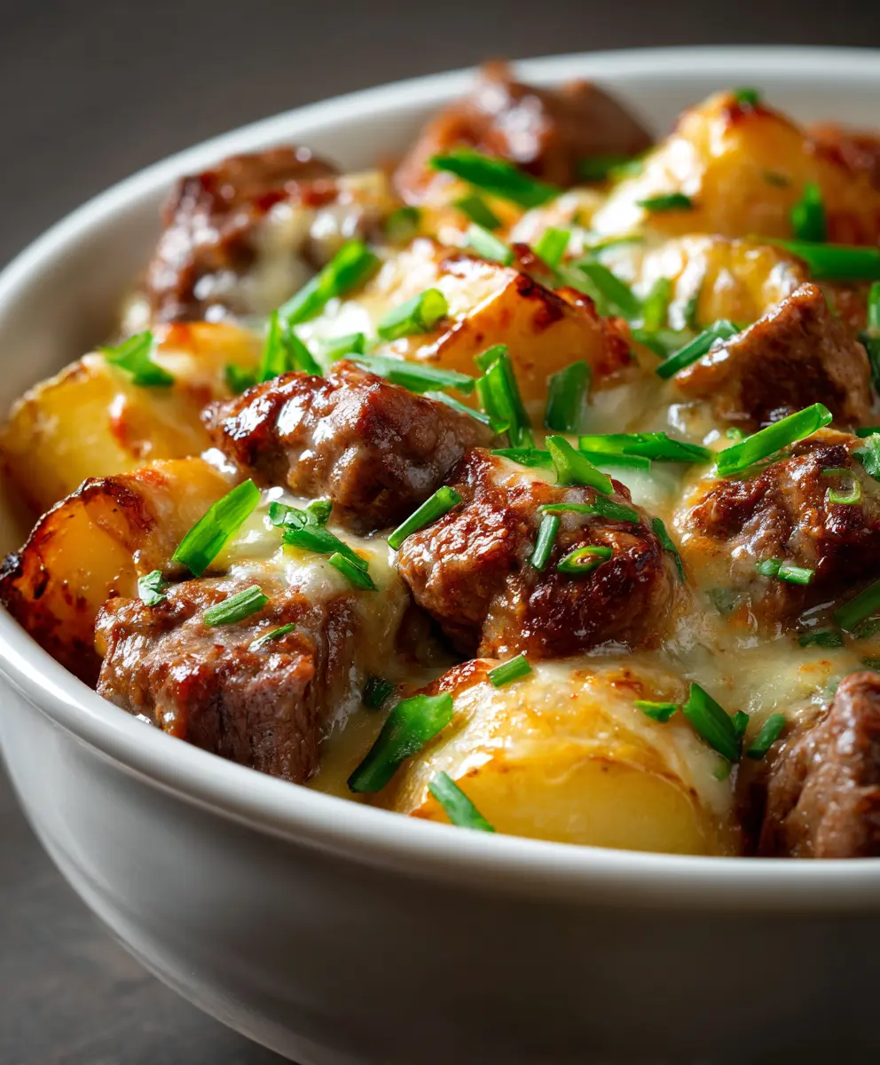 Crockpot Loaded Steak and Potato Bake for Ultimate Comfort — homemade Crockpot Loaded Steak and Potato Bake recipe