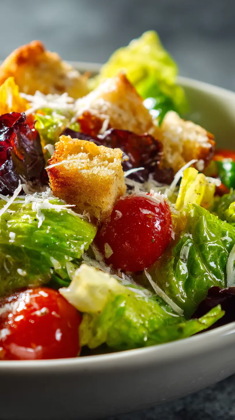 Step-by-step preparation of Crunchy Parmesan Chopped Salad (Crunchy Parmesan Chopped Salad)