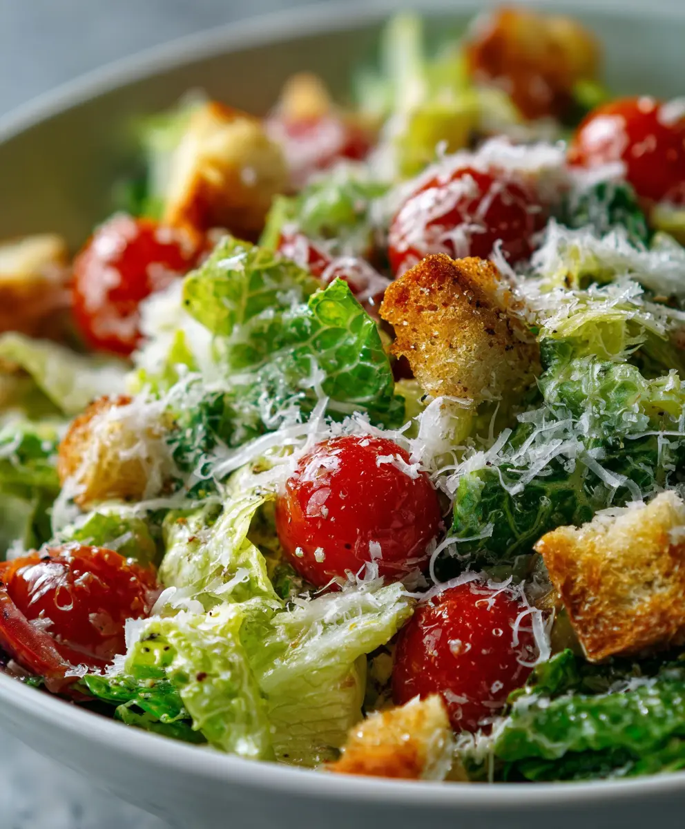 Crunchy Parmesan Chopped Salad — homemade Crunchy Parmesan Chopped Salad recipe